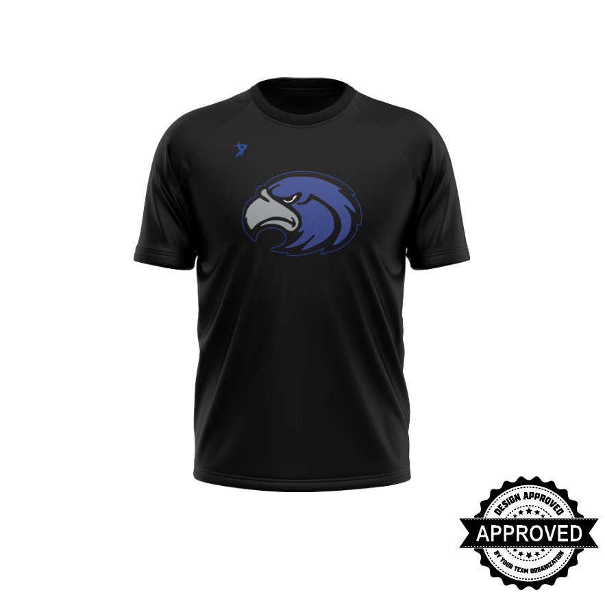 Mount Vernon - Enola | Black Crew Neck T-Shirt (Short Sleeve)