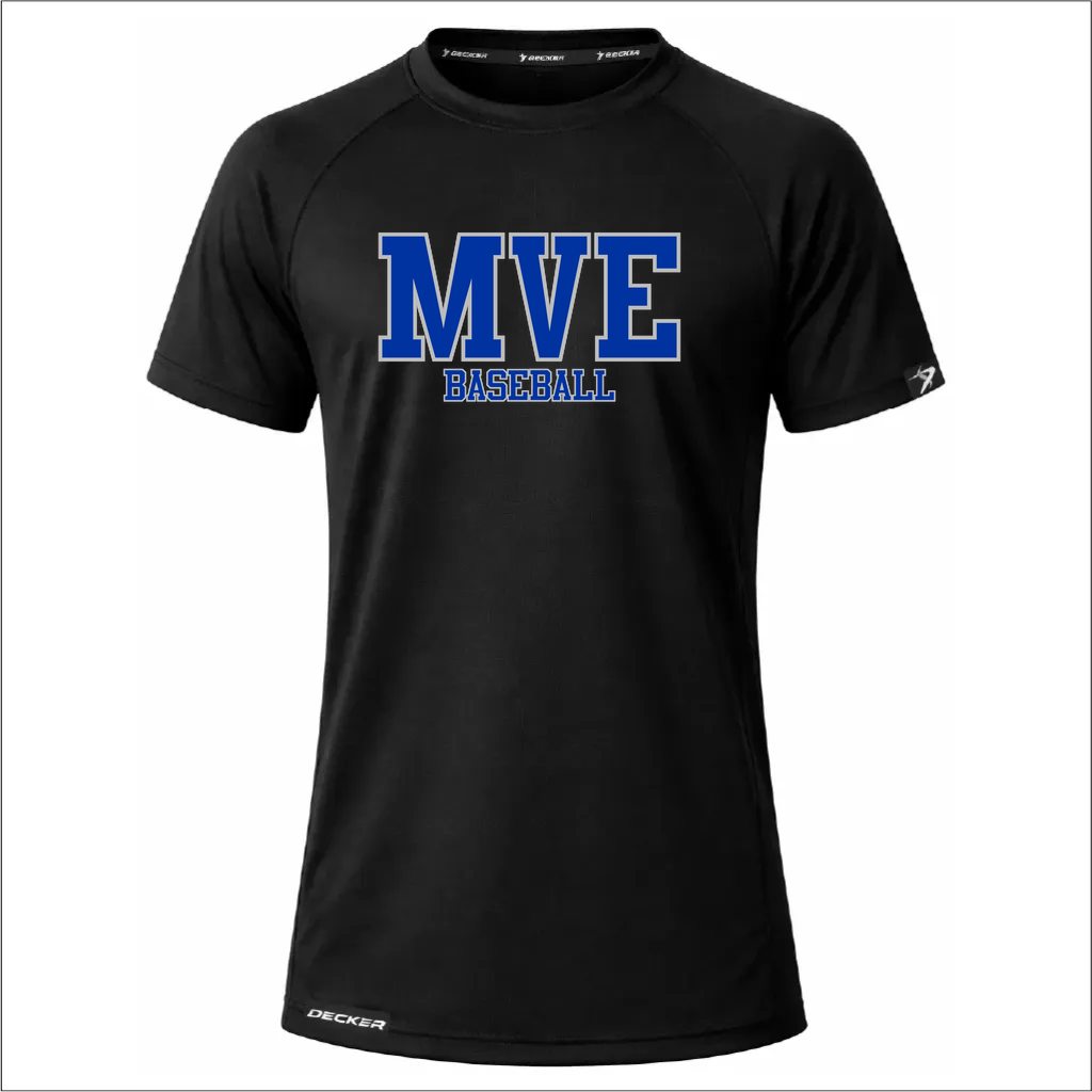 [FTSCPTBK-YXS-LOGO2] NEW Decker Performance T-Shirt (Black, Youth XS, Logo 2)