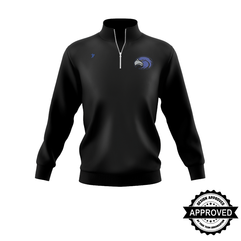 Mount Vernon - Enola | Black 1/4 Zip Jacket (Long Sleeve)