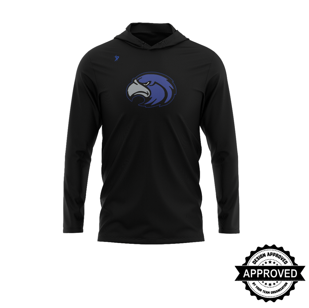 Mount Vernon - Enola | Black Shooting Shirts (Long Sleeve, Hooded)