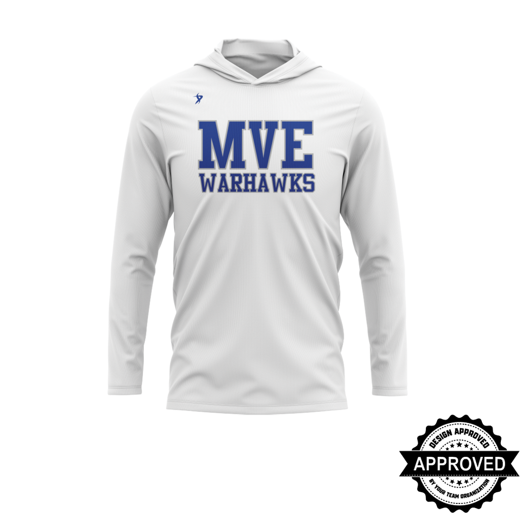 Mount Vernon - Enola | White Shooting Shirts (Long Sleeve, Hooded)